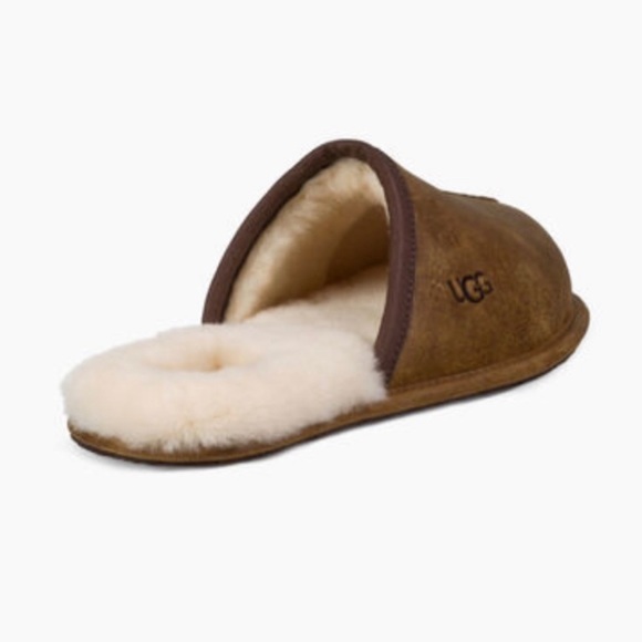 Ugg Men’s Scuff Two Toned Suede Slippers size 9 - Picture 2 of 5